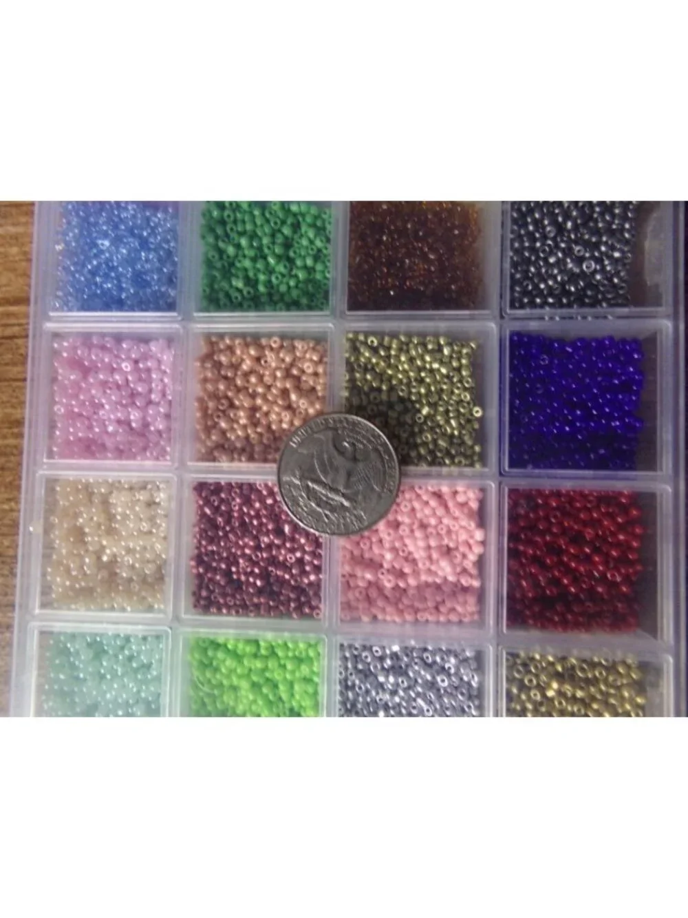 Mixed Color Seed Beads Set in Container Set #4